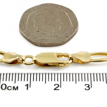 9ct gold 6g 7 inch curb Bracelet